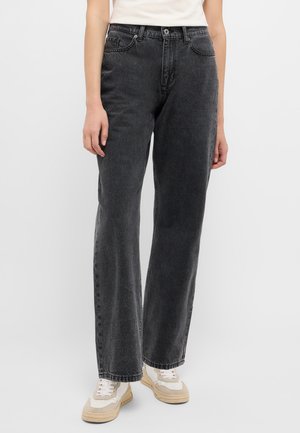 STYLE MADISON WIDE - Flared Jeans - schwarz