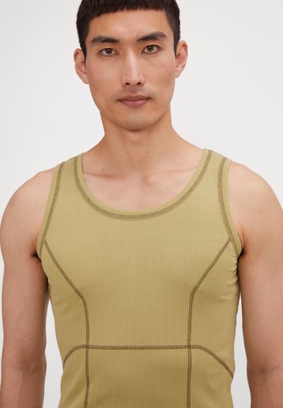 Dhruv Kapoor PANELED TANK UNISEX - Tops - green