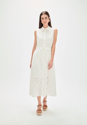 Vestido camisero - white