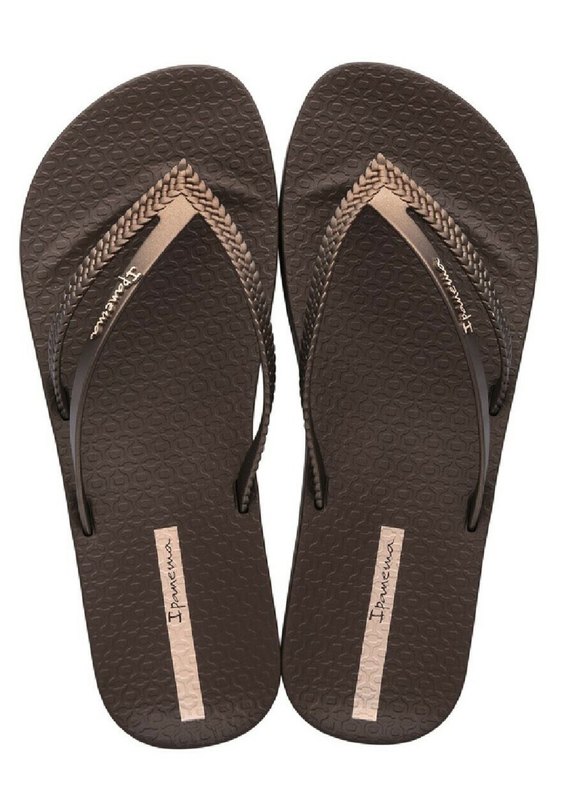 Ipanema Bossa Soft V Fem Infradito Donna - Materiale Sintetico, Plateau 2cm, Nero/Argento - Foto 2