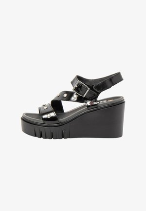 *Art, KOMFORT CATANIA - Højhælede sandaletter / Højhælede sandaler - black