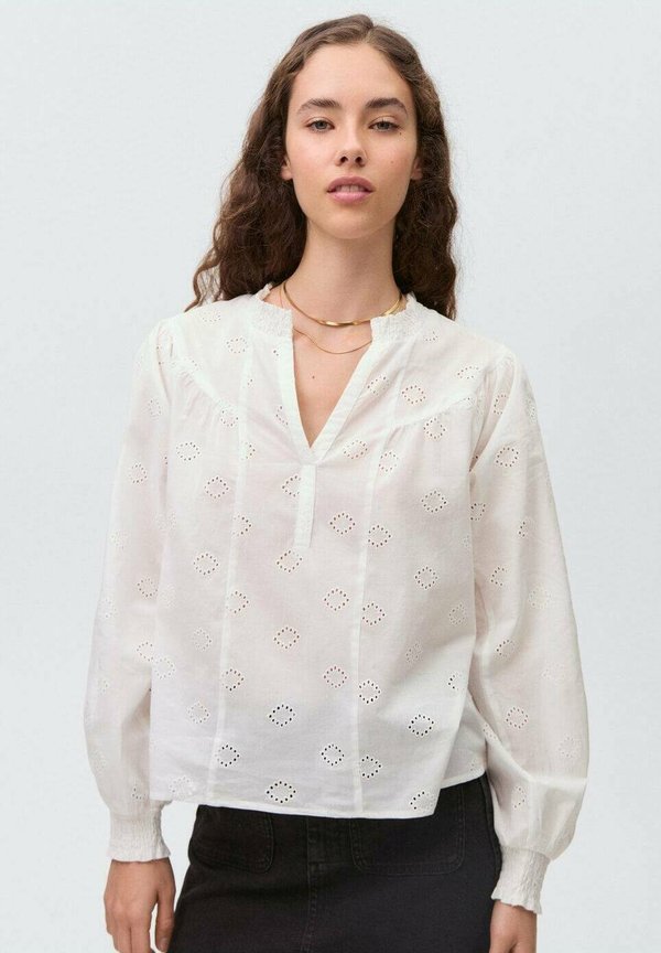 Bluse - gebroken wit