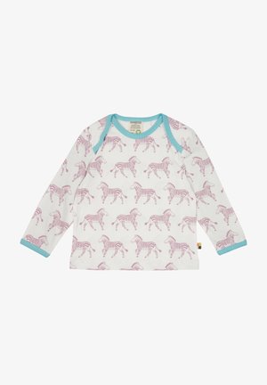 loud + proud DRUCK ZEBRA ASTER - Longsleeve - rosa