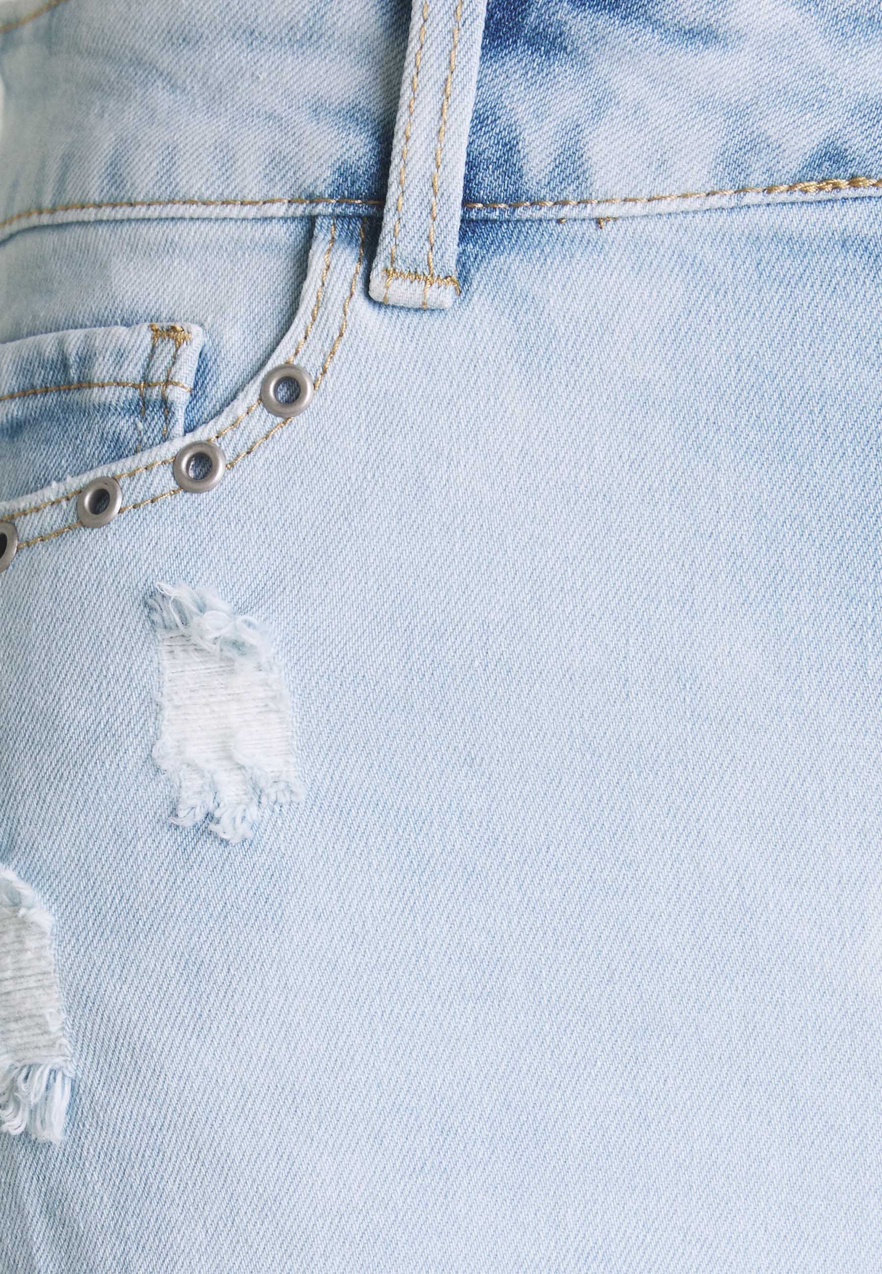 Vila VIROY FESTIVAL DENIM SHORTS Shorts light blue denim Vila VIROY FESTIVAL DENIM SHORTS - Shorts - light blue denim