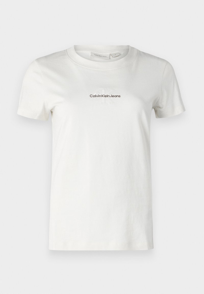Calvin Klein Jeans T-shirt basic crème Calvin Klein Jeans T-shirt basic crème