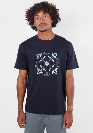 Oxbow, CROSS - T-shirt imprimé - deep marine
