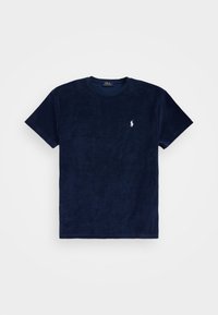 CLASSIC FIT TERRY T-SHIRT - Basic T-shirt - newport navy