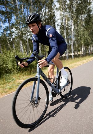 PERFETTO ROS JACKET - Maillot de cycliste - belgian blue/silver reflex