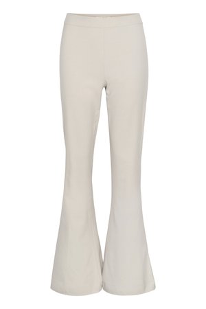 Gestuz DAGNY PANTS - Trousers - white onyx melange