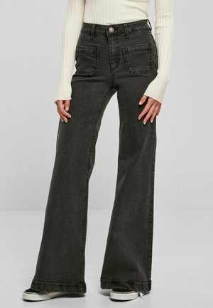 VINTAGE  - Jeans a zampa - black washed