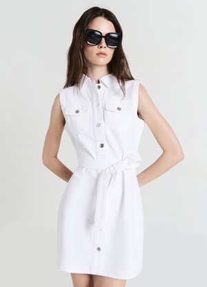 Calliope Jeanskleid - bianco