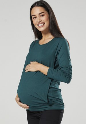 Long sleeved top - dark green