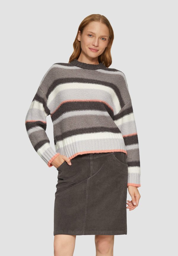 Strickpullover - dunkelgrau