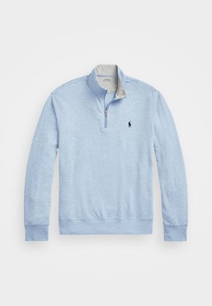 Polo Ralph Lauren LUXURY JERSEY QUARTER ZIP PULLOVER - Sweatshirt - isle heather