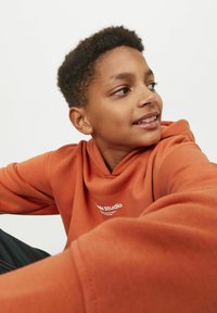 Jack & Jones Junior JORVESTERBRO - Mikina s kapucí - ginger