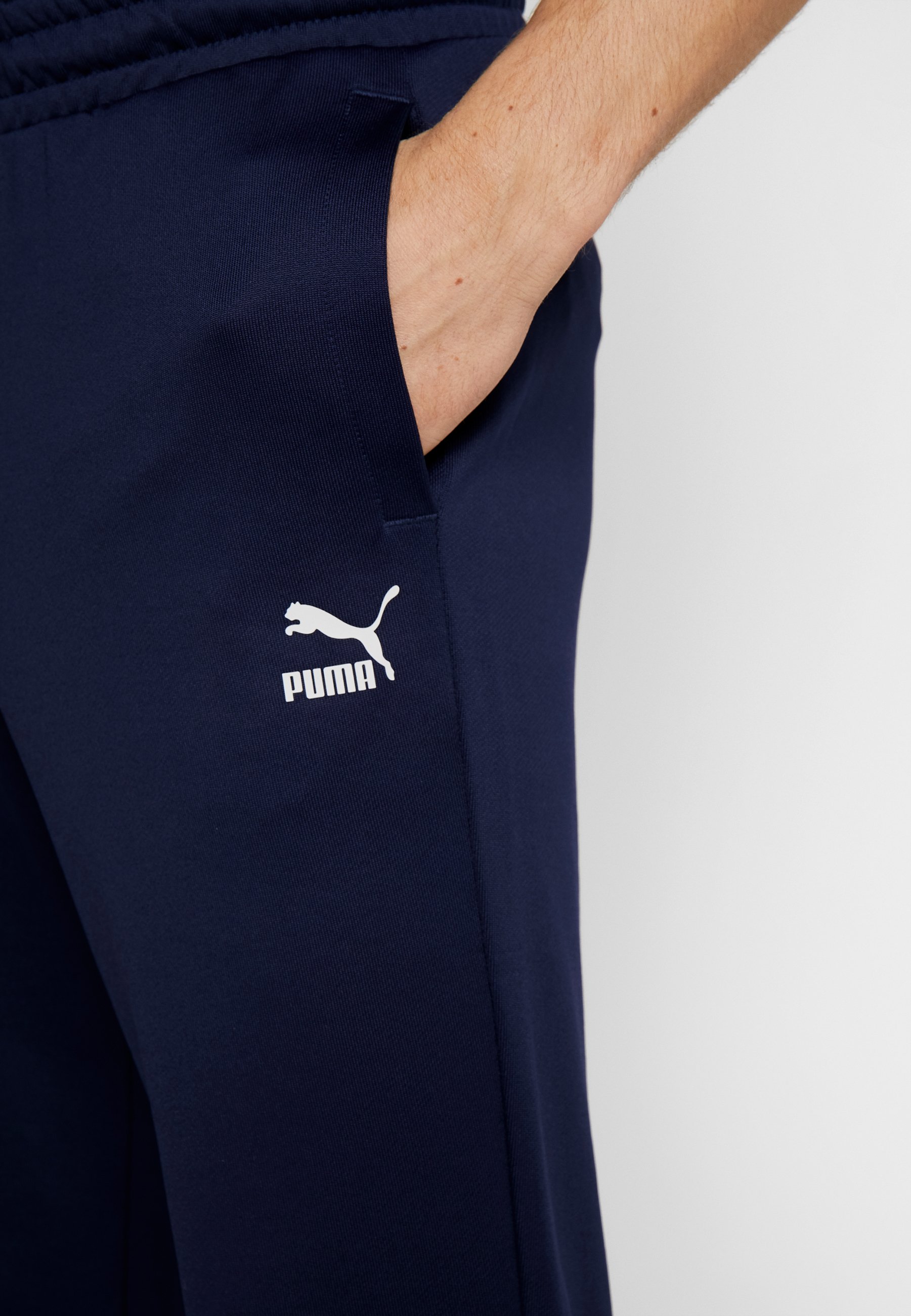blue puma track pants