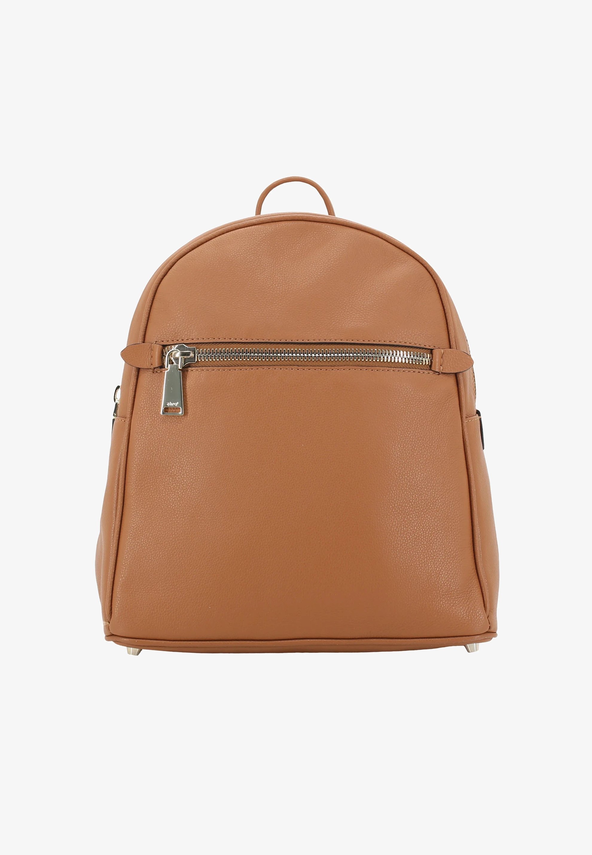 abro leather backpack Agave Daily Big grained cappuccino Leather Rucksack Abro Cross Body