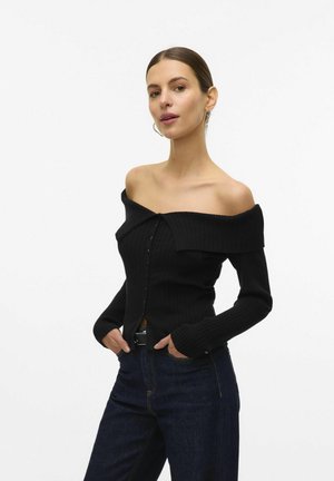 AWSIA - Strickjacke - black