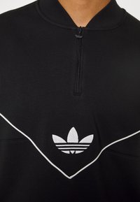 adidas Originals ADICOLOR SEASONAL ARCHIVE HALF-ZIP - Sportinis megztinis - black/white