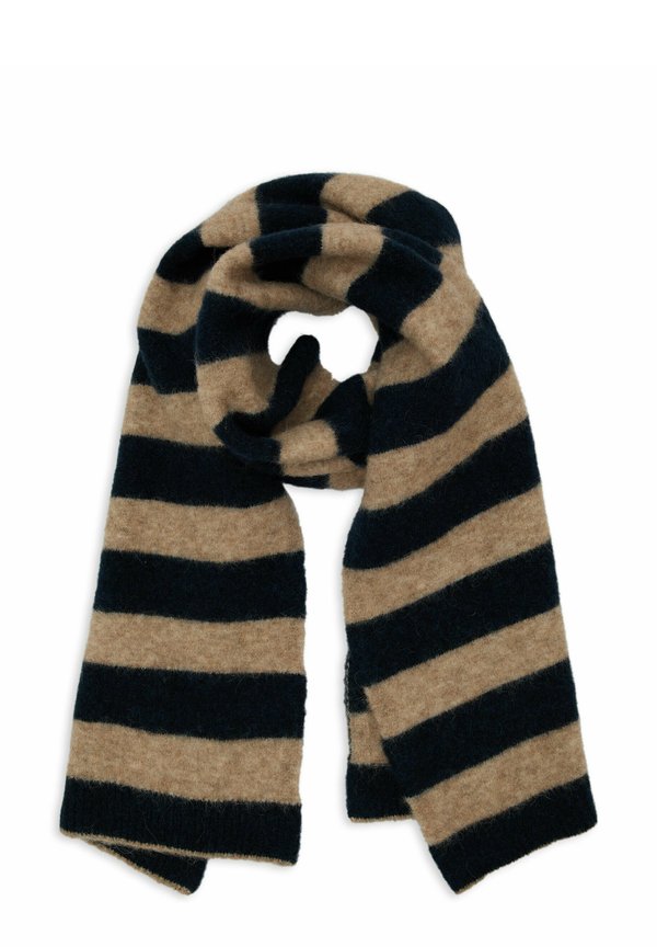 WITH TWO-TONE STRIPES - Schal - royal