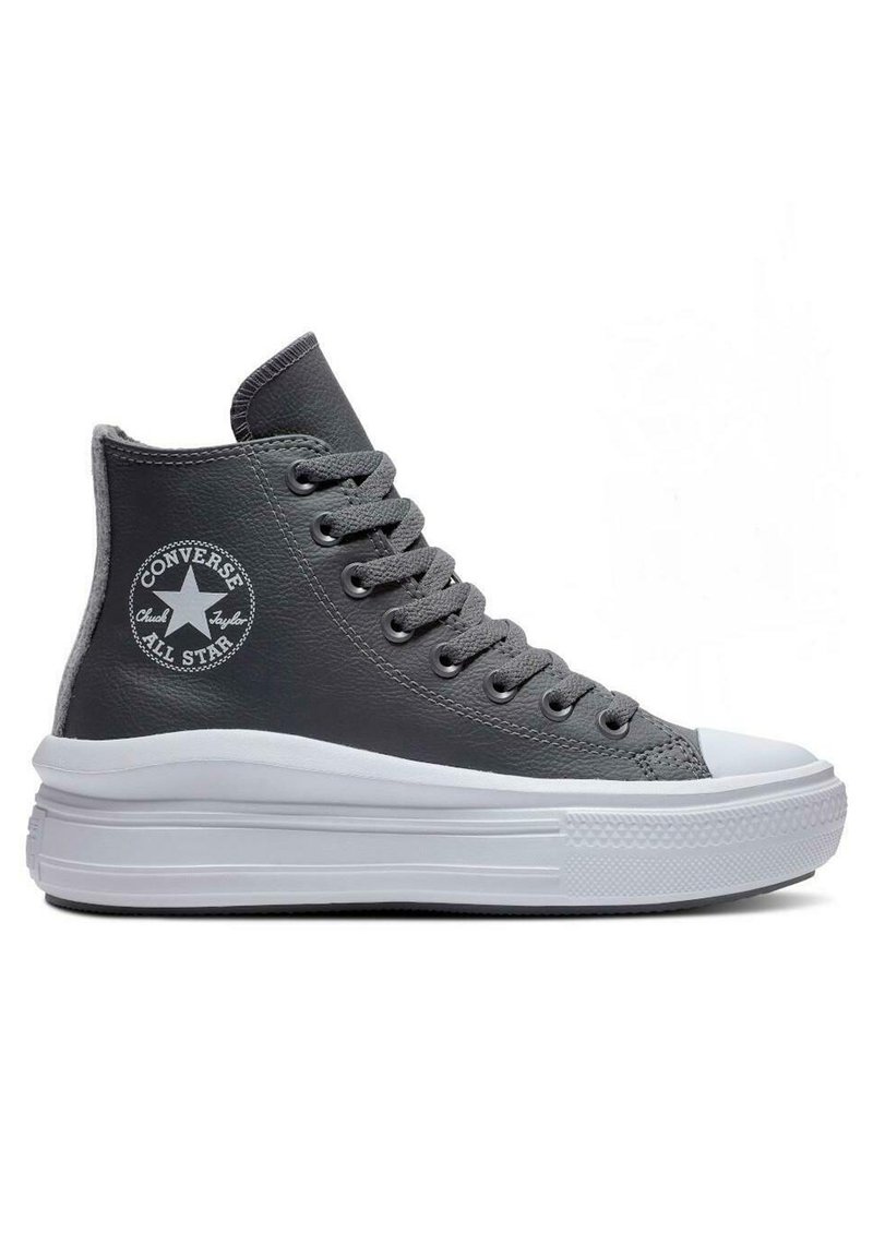 Converse ALL STAR MOVE STRIPE - Sneakers high - gris hierro gris hierro blanco