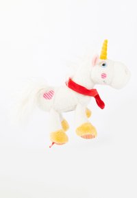 sigikid EINHORN SUNNY DIE STOFFIS - Cuddly toy - weiß/gelb