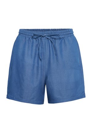 Kaffe, KAANNALINE SHORTS - Short - medium blue chambray