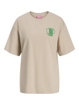 JJXX JXMILLOW LOOSE TEE - Nyomott mintás póló - feather gray