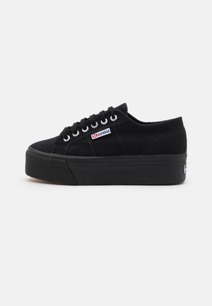 Superga PLATFORM - Športni copati - full black