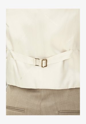 Oscar Jacobson Kostymväst - nubuck beige