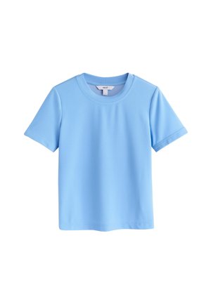 REGULAR FIT - CREPE SHORT SLEEVE CREW NECK  - T-Shirt basic - blue