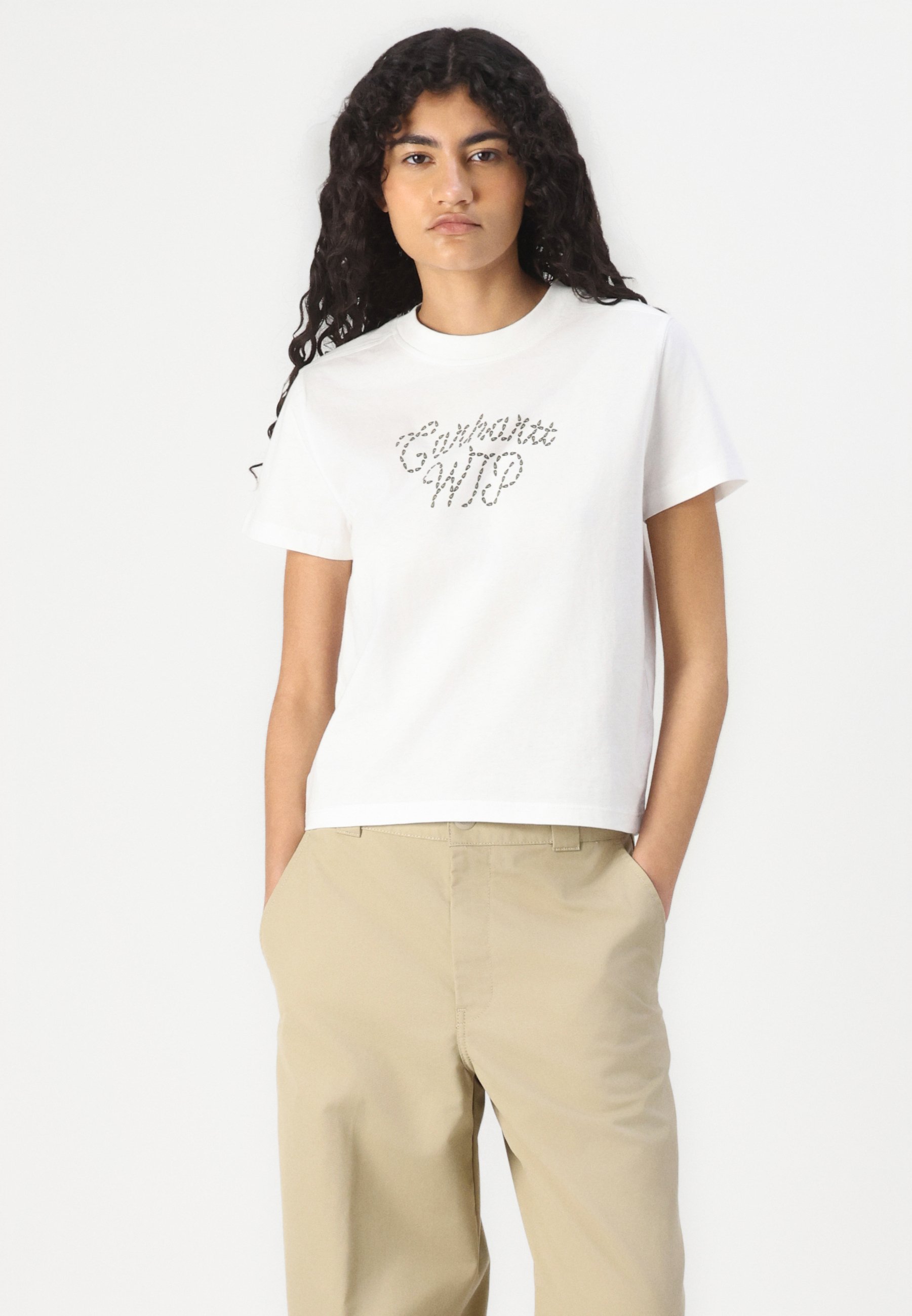 Carhartt WIP SUNFLOWER - Print T-shirt - white - Zalando