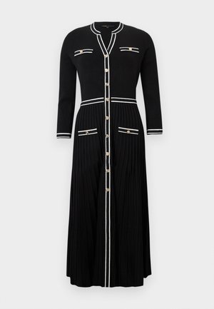 REDOUA - Gebreide jurk - noir