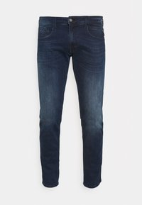 ANBASS - Calças de ganga de perna direita - dark-blue denim