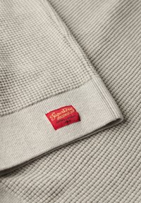 Superdry & Co TEXTURED CREW - Trui - light grey heather