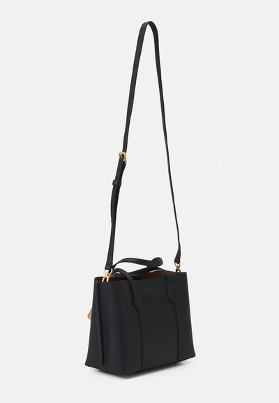 Tory Burch PERRY SMALL TRIPLE COMPARTMENT TOTE - Käekott - black
