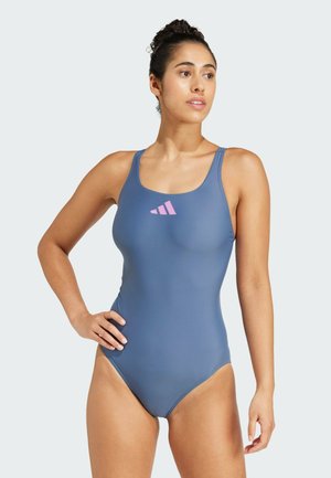 adidas Performance 3 BAR - Costume da bagno - preloved ink   preloved purple