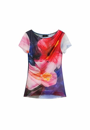 Desigual, PRINTED SHORT-SLEEVE T-SHIRT - Blouse - black