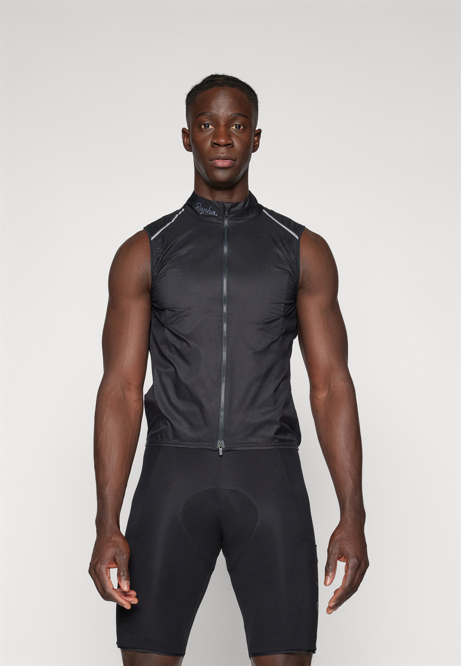 Rapha MEN'S BREVET ELEMENT WIND GILET - Bodywarmer - black/grey