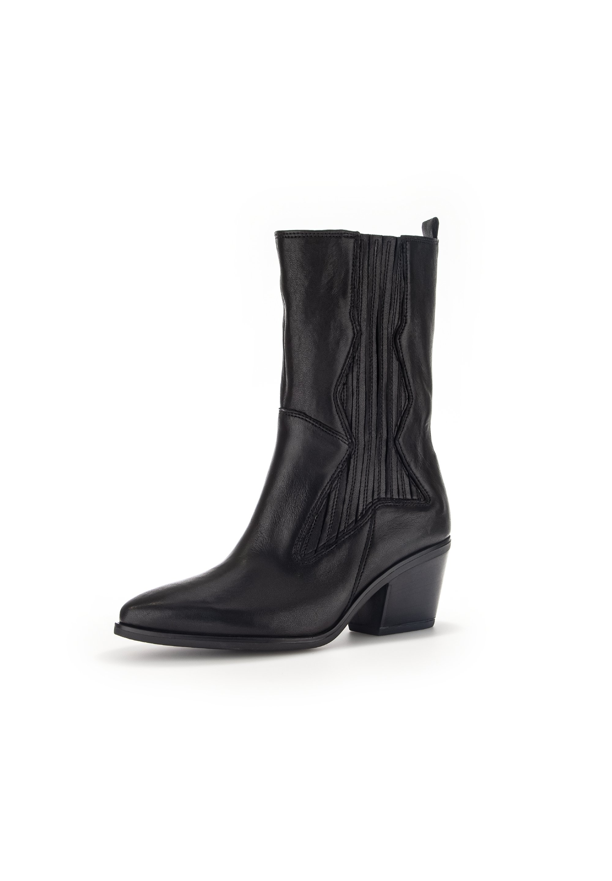 Gabor Cowboy/biker ankle boot schwarz/black Zalando