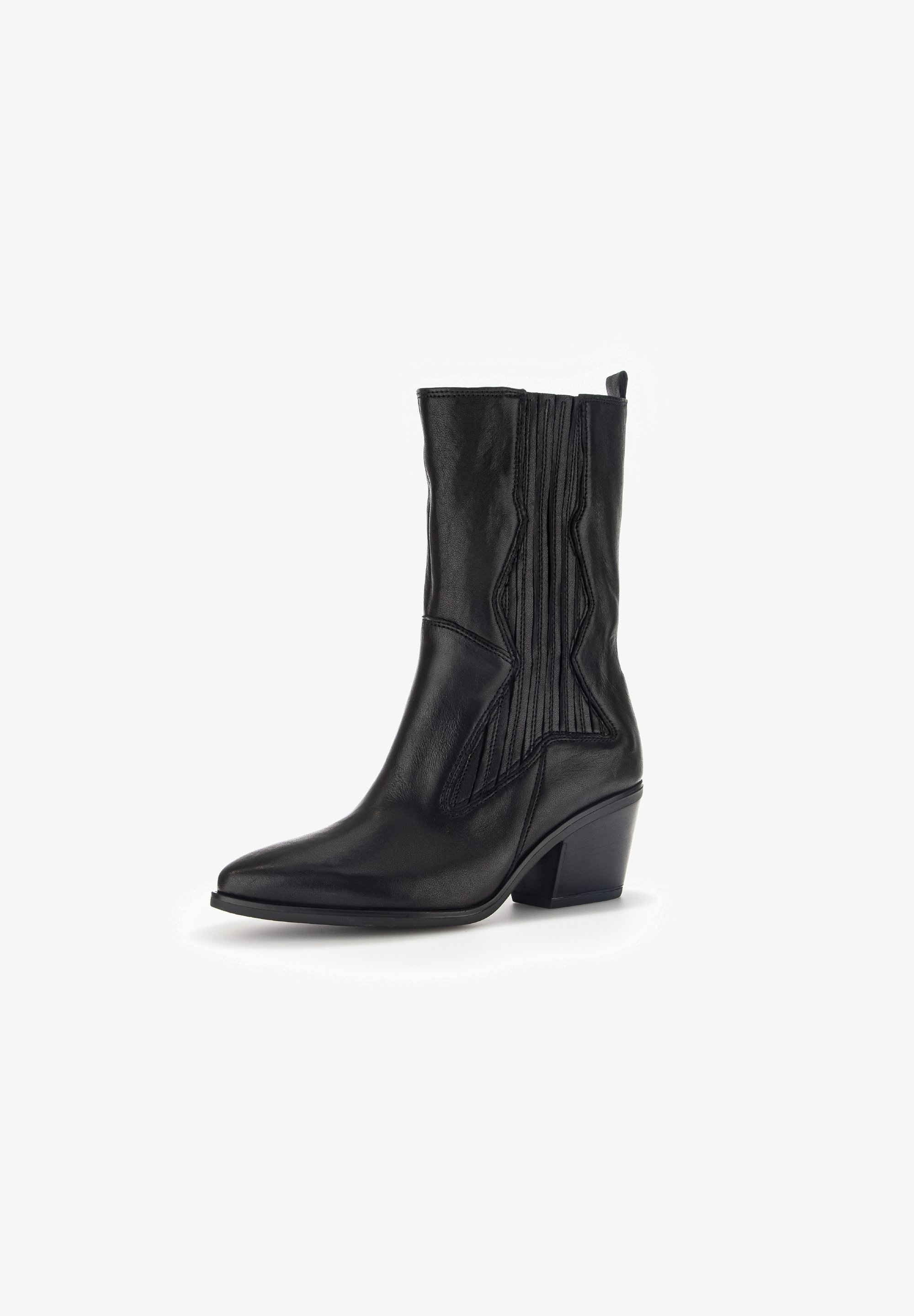 Gabor Cowboy/biker ankle boot schwarz/black Zalando