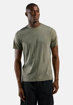 Basic T-shirt - vetiver melange
