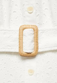 Mango Abito a camicia - white