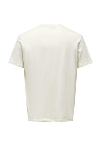 Only & Sons Print T-shirt - weiß hellblau