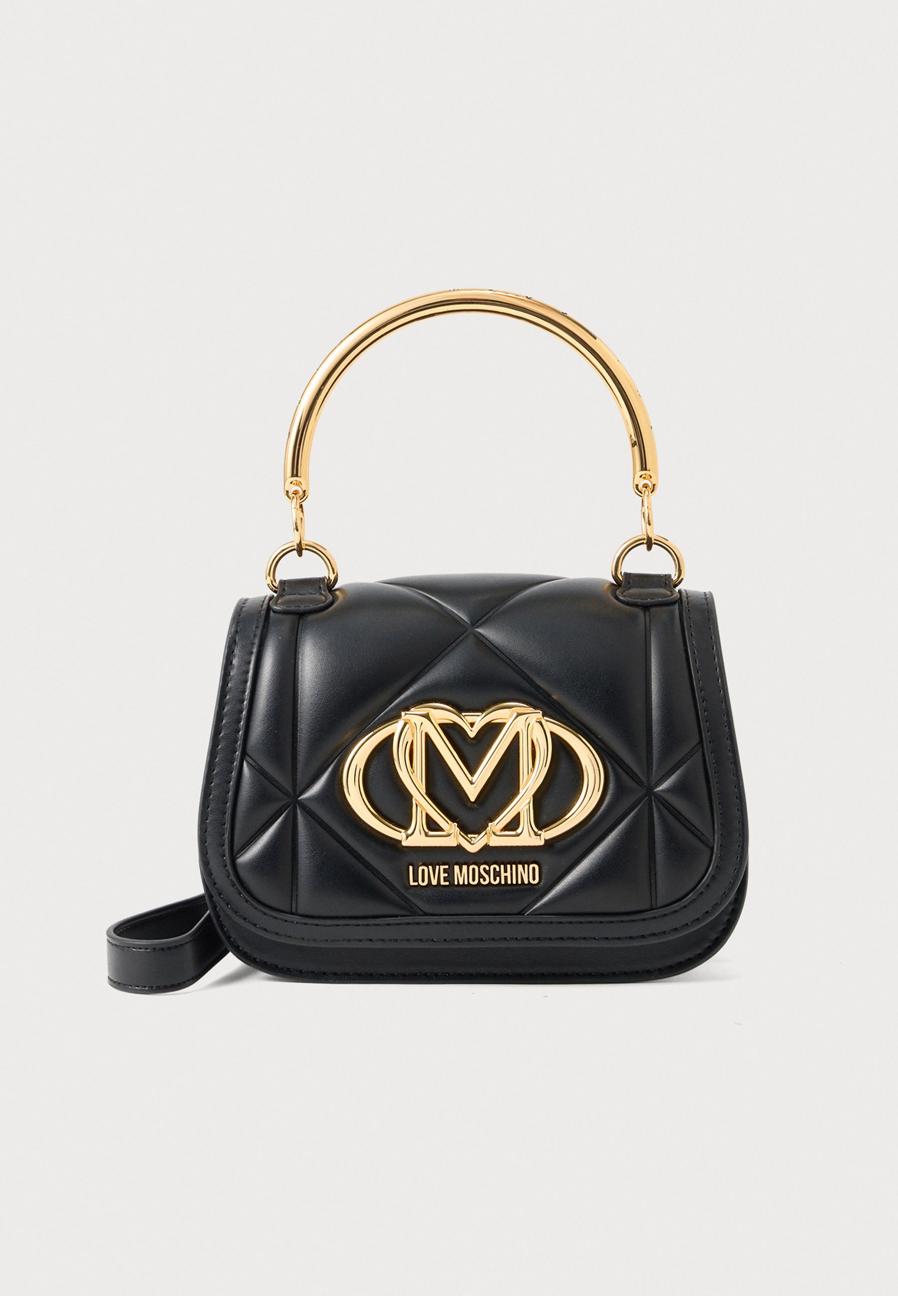 Love Moschino EMBOSSED Q - Handbag - black - Zalando.co.uk