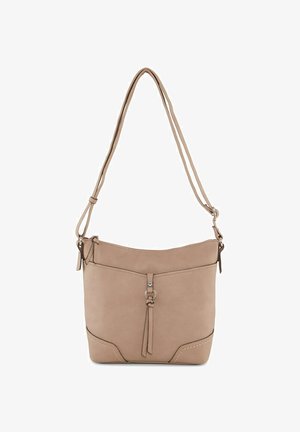 MIT 2-TONE-EFFEKT - Borsa a tracolla - taupe   taupe