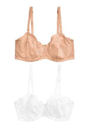 Next, LIZZIE NON-PADDED TWO PACK - Soutien-gorge à armatures - nude/white