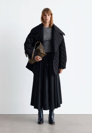 PADDED QUILT - Wintermantel - black