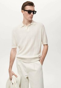 Mango - Poloshirt - ecru Miniatuurafbeelding 1
