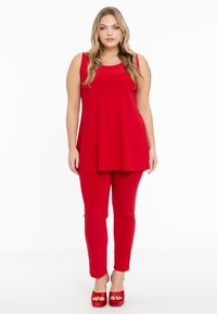 YOEK Round Neck - Top - red